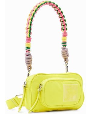 Desigual Small Fanny Pack Bag, Polyester - Yellow