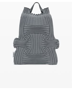 Desigual Medium Ruched Backpack, Polyester - Gray