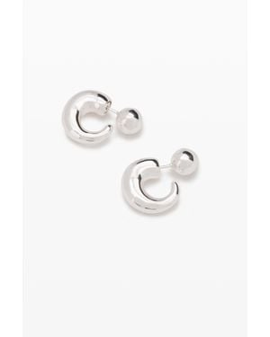 Desigual Zalio Hoop Earrings - Black