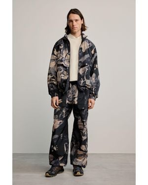 Desigual Printed Long Trousers, Polyamide - Blue