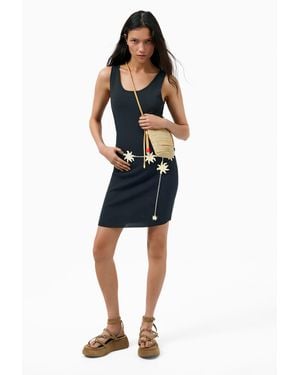Desigual Short Knit Dress - Black