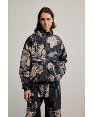 Desigual Printed Gaugin Jacket, Polyamide - Blue