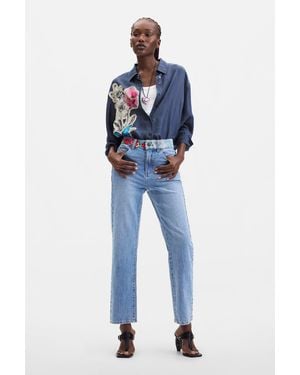 Desigual Regular Jeans, Cotton - Blue