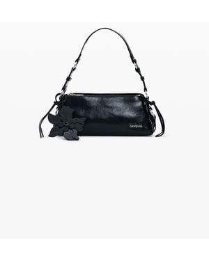 Desigual Small Faux Leather Bag, Polyurethane - Black