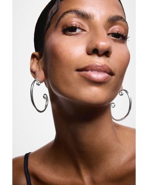Desigual Pendientes Aro Gala Meyer, Negro