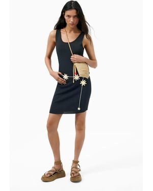 Desigual Short Knit Dress - Black