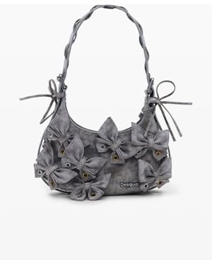 Desigual Small Bag With Butterfly Appliqués - Black