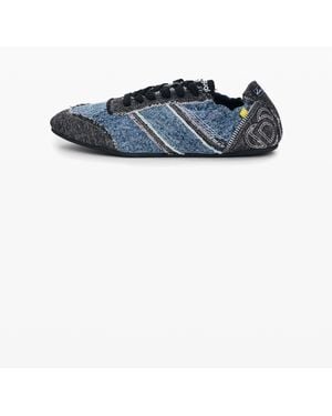 Desigual Denim Sneakers, Cotton - Blue