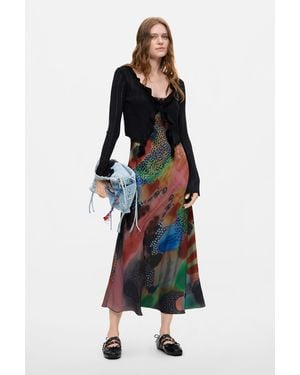 Desigual Bedrucktes 2-In-1-Kleid - Blau