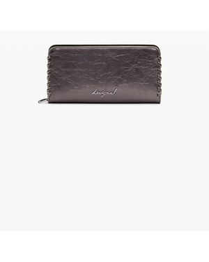 Desigual Large Metallic Wallet, Polyurethane - Multicolor