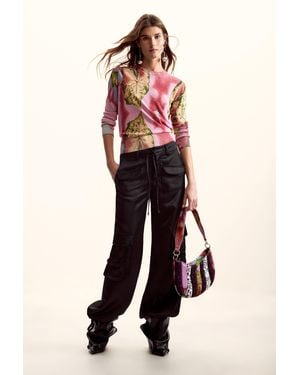 Desigual Jumper Designed By Mr. Christian Lacroix - Red