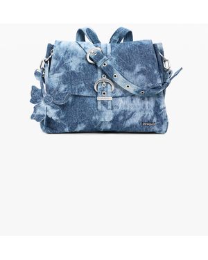 Desigual Medium Denim Bag - Blue