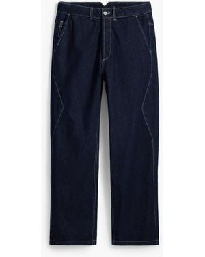 Desigual Zigzag Stitch Jeans, Cotton - Blue