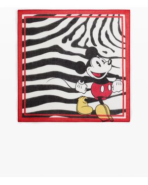 Desigual Foulard Estampado Mickey, Rojo