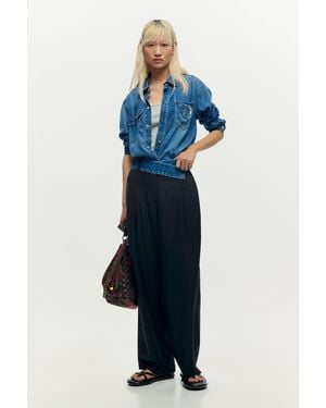 Desigual Tailored Trousers Combined - Blue