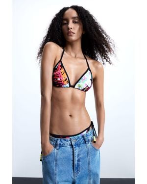 Desigual Daiquiri Bikini Top - Black