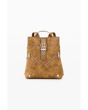Desigual Kleiner Mini-Rucksack, Damen, Polyurethan, Braun - Natur
