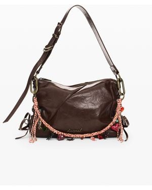 Desigual Medium Across Body Bag, Polyurethane - Brown