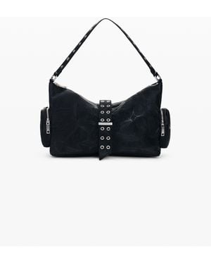 Desigual Medium Perforated Bag, Polyurethane - Black
