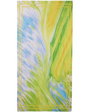 Desigual Rectangular Arty Foulard, Polyester - Green
