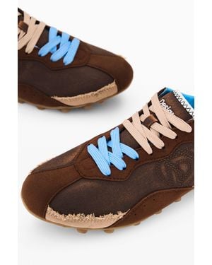 Desigual Retro Sports Sneakers - Brown