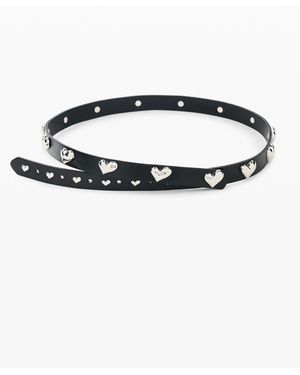 Desigual Belt 100% Leather Logo Buckle, Cow Leather - Black