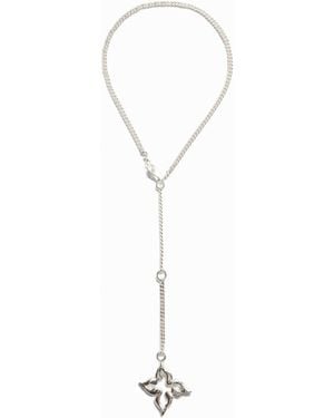 Desigual Zalio Plated Butterfly Necklace - White