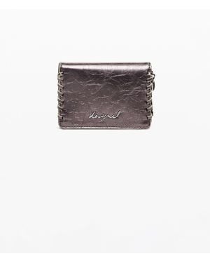 Desigual Small Convertible Metallic Wallet, Polyurethane - Multicolor