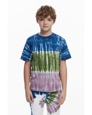 Desigual Tie-Dye T-Shirt - Blue