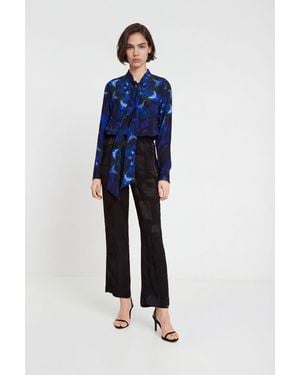 Desigual Blouse Mandalas Tie Dye Print, Viscose - Blue