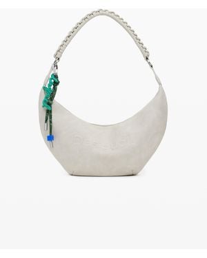 Desigual Medium 3D Logo Crossbody Bag - White