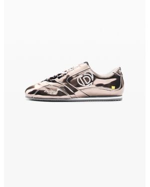 Desigual Sneaker Mit Leather-Effekt, Damen, Polyurethan, Schwarz