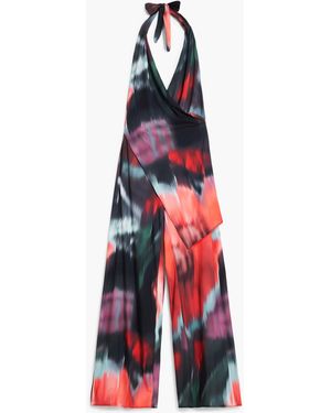 Desigual Open-Back Jumpsuit, Polyester - Red