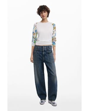 Desigual Boyfriend Jeans - Blue