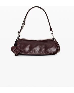 Desigual Bolso Zalio Piel Mediano, Mujer, Cow Leather, Rojo - Blanco