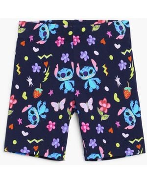 Desigual Stitch Cycling Leggings - Blue