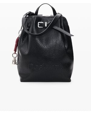 Desigual Medium Backpack, Polyurethane - Black