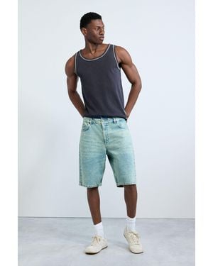 Desigual Hybrid Denim Bermuda, Cotton - Blue