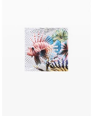 Desigual Pañuelo Diseñado Por Mr. Christian Lacroix, Blanco