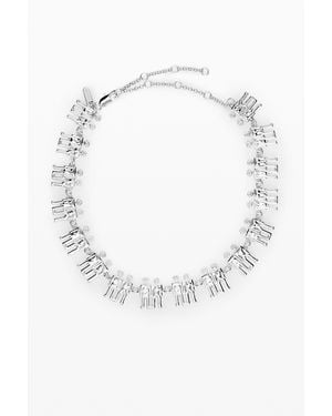 Desigual Collar Largo Robots Zalio, Negro - Blanco