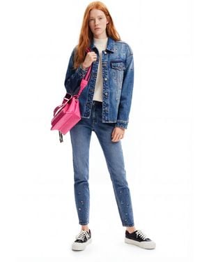 Desigual Denim_Lamar Pantalones Casuales - Azul