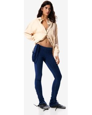 Desigual Long Knit Trousers Masha Popova, Cotton - Blue