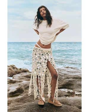Desigual Wrap Skirt, Cotton - White