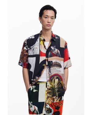 Desigual Shirt Designed By Mr. Christian Lacroix - Red