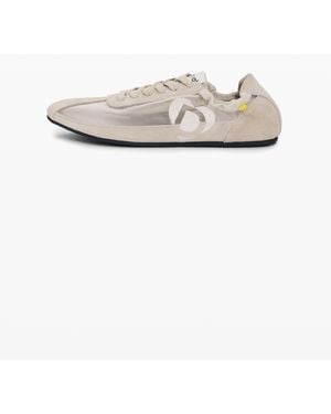 Desigual Retro Leather Trainers - White