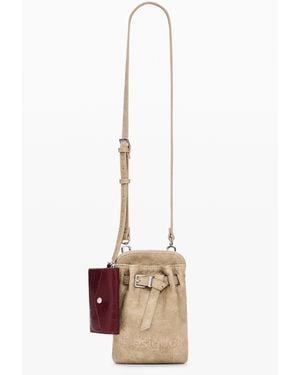 Desigual Mobile Phone Holder, Polyurethane - Natural