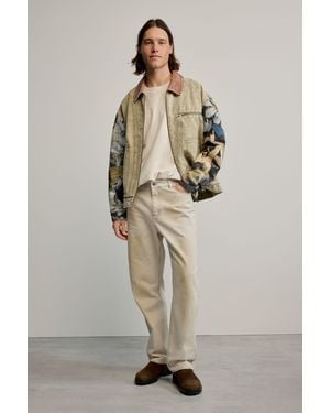 Desigual Plain Long Trousers, Cotton - Natural