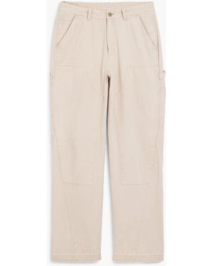 Desigual Safari Cargo Trousers, Cotton - Natural
