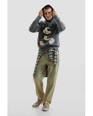Desigual Mickey Sweatshirt, Cotton - Black