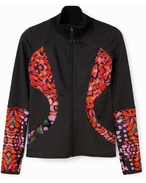 Desigual Butterfly Sporty Jacket - Red